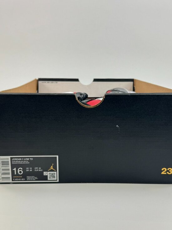 Jordan 1 Low TD \'Bred Toe\' FJ6245-601 Football Cleats Multi Size main image 5
